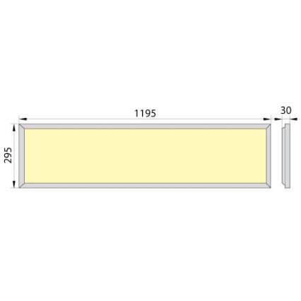 Panel de techo LED OREGA PLUS 120 LED/40W/230V 4000K IP40