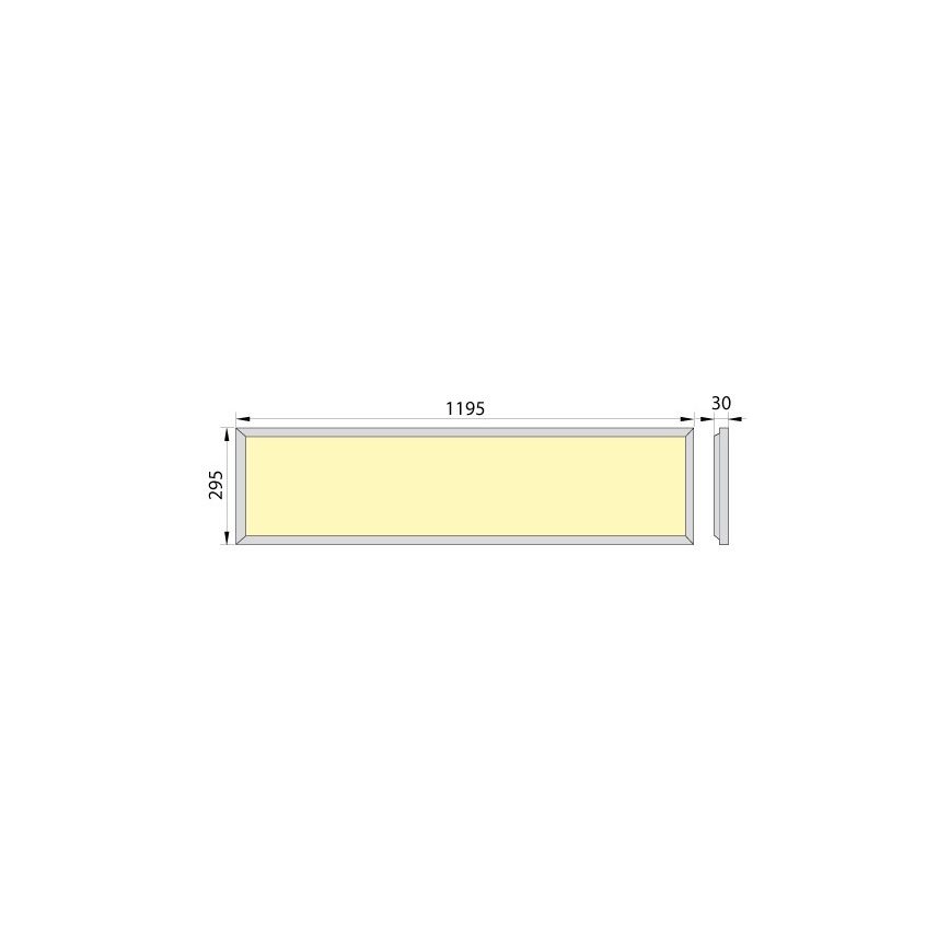 Panel de techo LED OREGA PLUS 120 LED/40W/230V 4000K IP40
