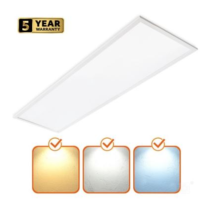 Panel empotrable LED regulable CAPRI LED/25/36/40W/230V 3000/4000/5700K IP44 30x120 cm