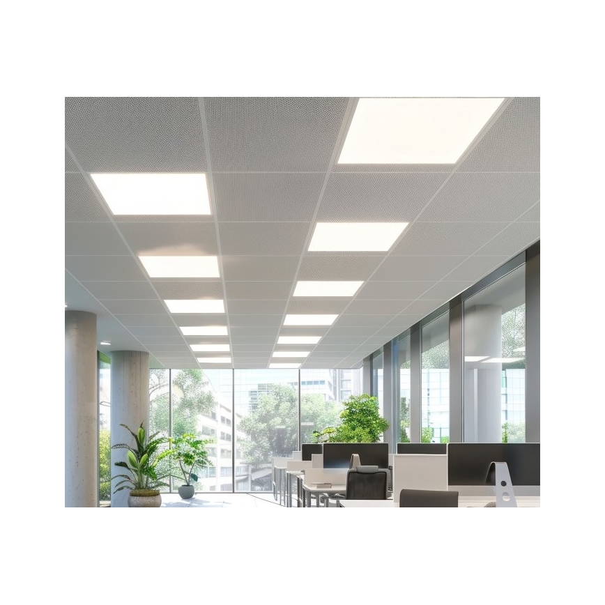 Panel empotrable LED regulable CAPRI LED/25/36/40W/230V 3000/4000/5700K UGR&lt;19 IP44 60x60 cm
