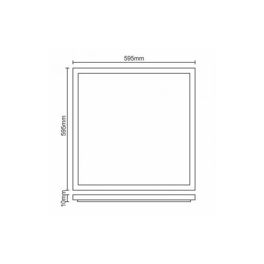 Panel LED empotrado LED/40W/230V 4500K