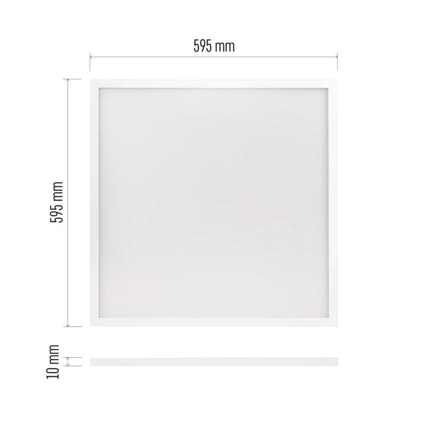 Panel LED empotrado PROXO LED/33W/230V 4000K 60x60 cm blanco