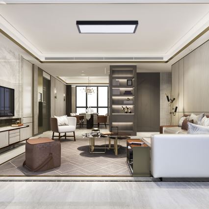 Panel LED LED/36W/230V 4000K 30x60 cm negro