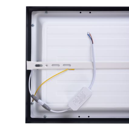 Panel LED LED/36W/230V 4000K 30x60 cm negro