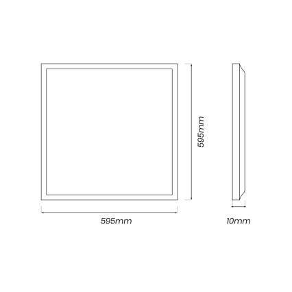 Panel LED LED/48W/230V 4000K 60x60 cm