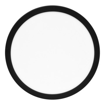 Panel LED regulable LEXA LED/12/18/24W/230V 3000/4000/6000K diá. 30 cm negro
