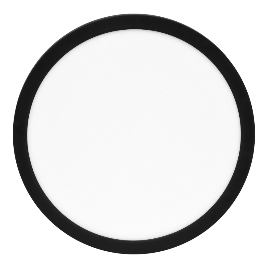 Panel LED regulable LEXA LED/12/18/24W/230V 3000/4000/6000K diá. 30 cm negro