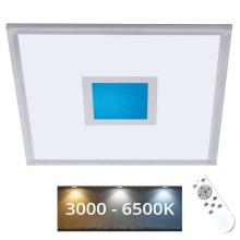 Panel LED RGBW regulable LED/24W/230V 3000-6500K + mando a distancia