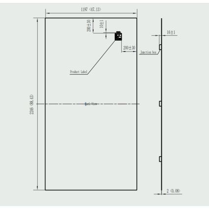 Panel solar fotovoltaico flexible SUNMAN 520Wp IP68 Half Cut - palet 66 piezas