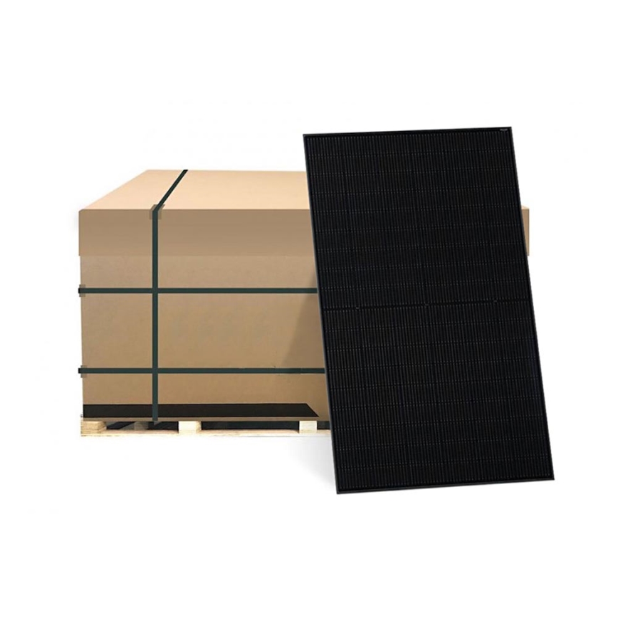 Panel solar fotovoltaico JA SOLAR 390Wp totalmente negro IP68 Half Cut - palet 36 piezas