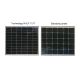 Panel solar fotovoltaico Risen 440Wp marco negro IP68 Half Cut