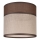 Pantalla de lámpara de recambio para araña, lámparas de pie y apliques ANDREA E27 diá. 16 cm marrón/beige