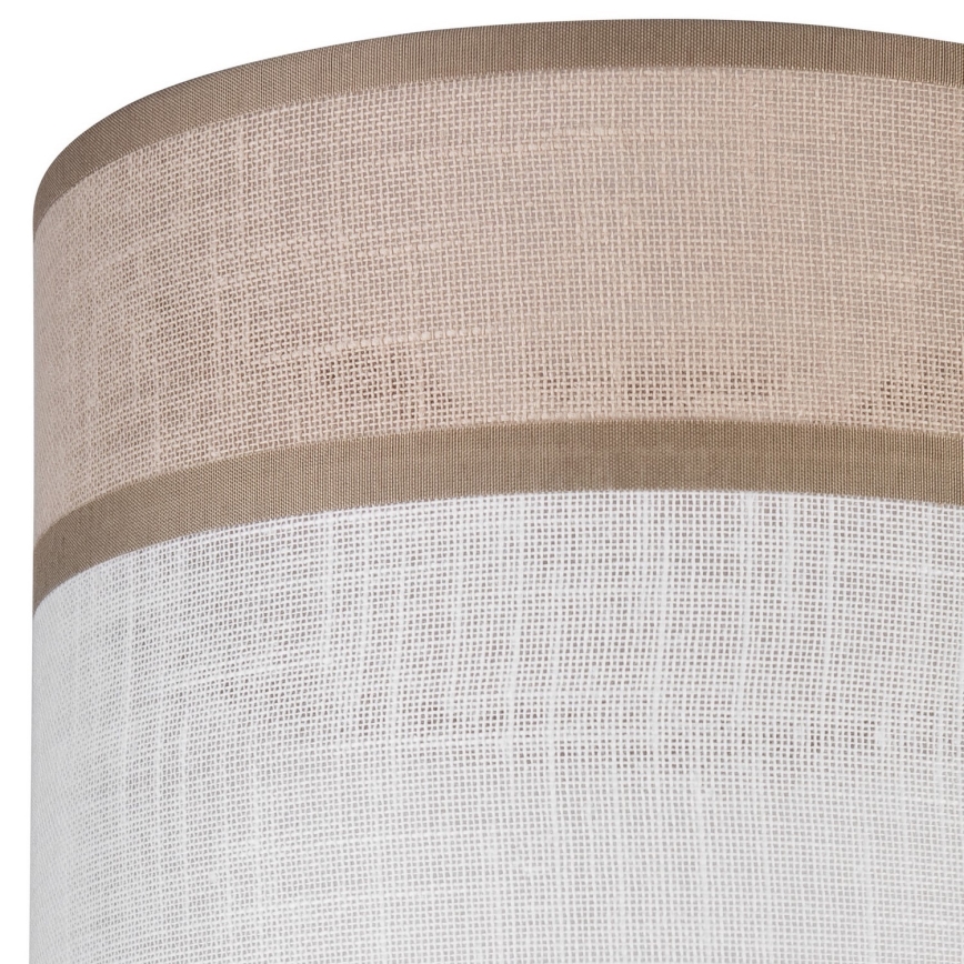 Pantalla de recambio para lámpara de araña, de mesa y de pared ANDREA E27 diá. 16 cm beige/gris