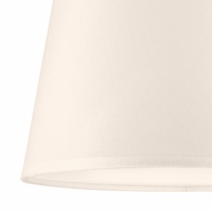 Pantalla de recambio para lámpara de araña y aplique ELLIE E27 diá. 15 cm color crema