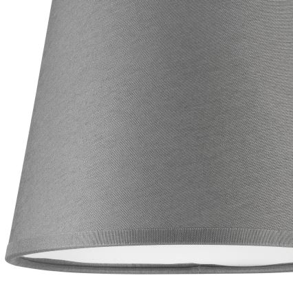 Pantalla de recambio para lámpara de araña y aplique ELLIE E27 diá. 15 cm gris