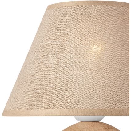 Vidrio de recambio para lámpara de mesa JUTA E27 diá. 19 cm beige