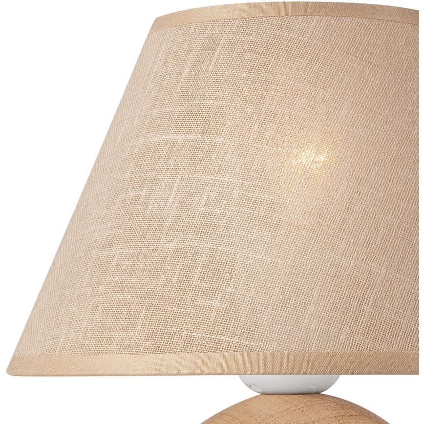 Vidrio de recambio para lámpara de mesa JUTA E27 diá. 19 cm beige
