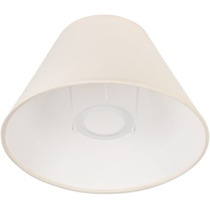 Vidrio de recambio para lámpara de mesa JUTA E27 diá. 19 cm color crema