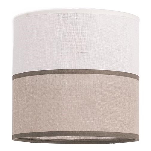 Pantalla de recambio para aplique LAURA E27 color crema/beige