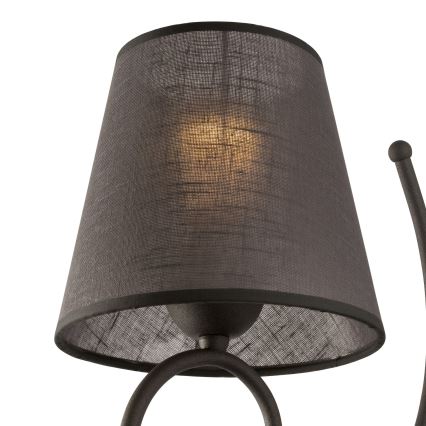 Pantalla de recambio para aplique LORENZO E27 diá. 16 cm gris