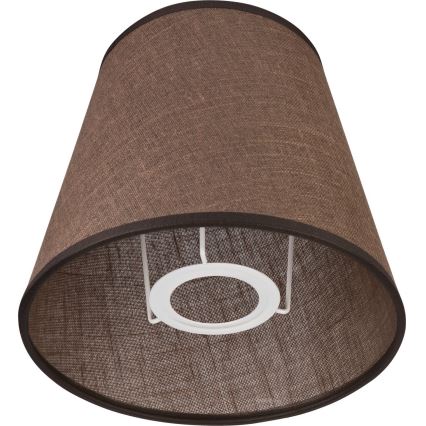 Pantalla de recambio para aplique LORENZO E27 diá. 16 cm marrón