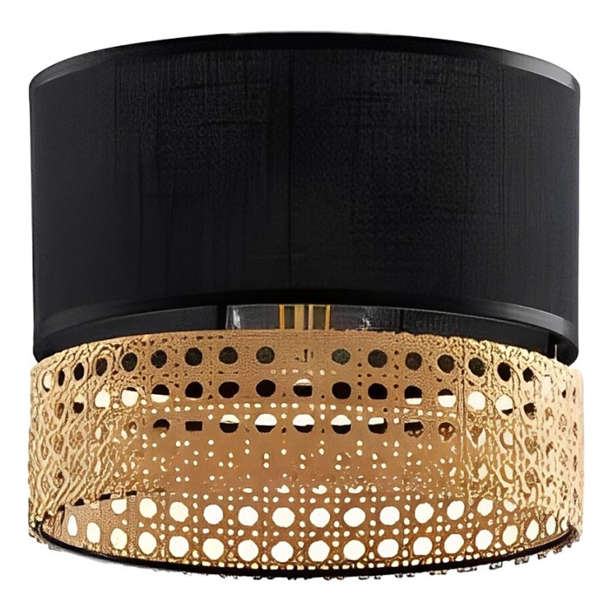 Pantalla de recambio para candelabro PAGLIA E27 negro/ratán