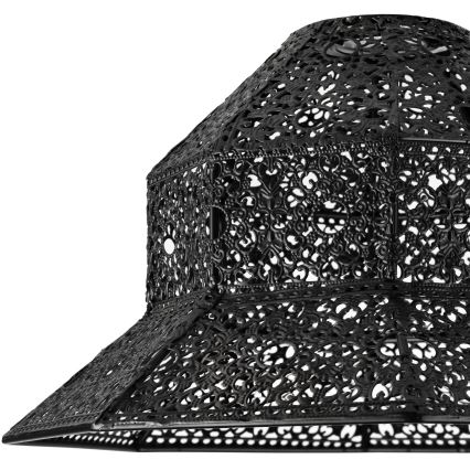 Pantalla de recambio para candelabro SAMIRA E27 diá. 33 cm negro