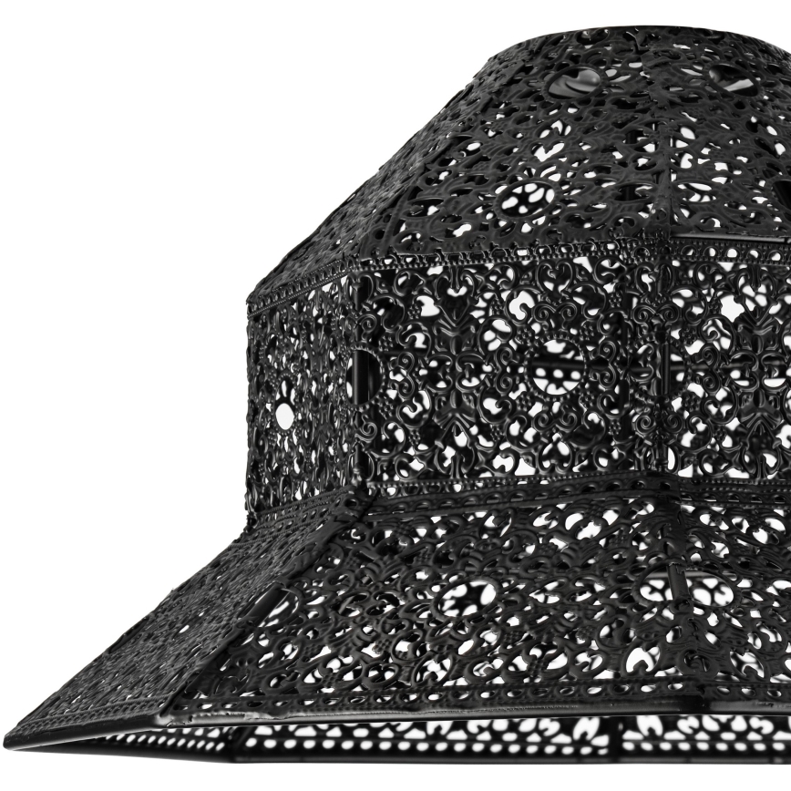 Pantalla de recambio para candelabro SAMIRA E27 diá. 33 cm negro