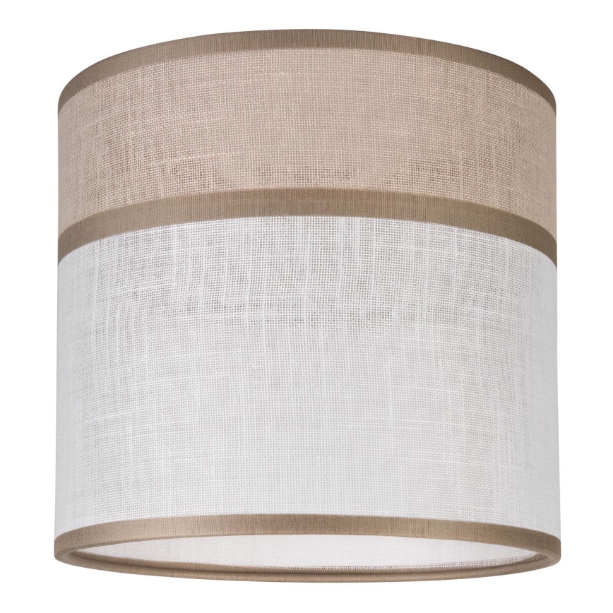 Pantalla de recambio para lámpara de araña, de mesa y de pared ANDREA E27 diá. 16 cm beige/gris