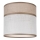 Pantalla de recambio para lámpara de araña, de mesa y de pared ANDREA E27 diá. 16 cm beige/gris