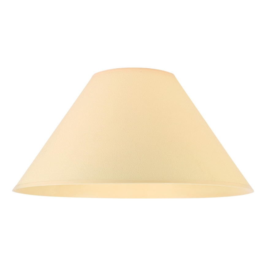Pantalla de recambio para lámpara de mesa E14 21x11 cm amarillo
