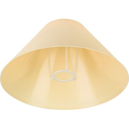 Pantalla de recambio para lámpara de mesa E14 21x11 cm amarillo