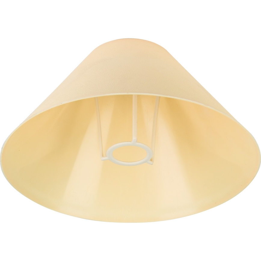 Pantalla de recambio para lámpara de mesa E14 21x11 cm amarillo
