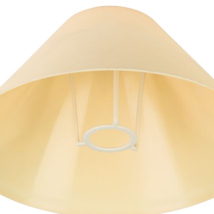 Pantalla de recambio para lámpara de mesa E14 21x11 cm amarillo