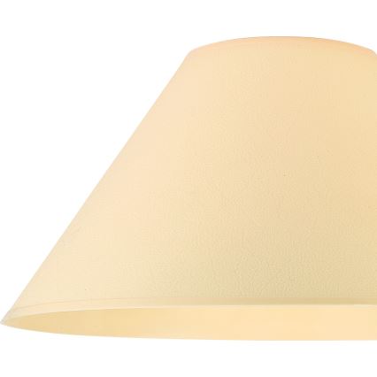 Pantalla de recambio para lámpara de mesa E14 21x11 cm amarillo