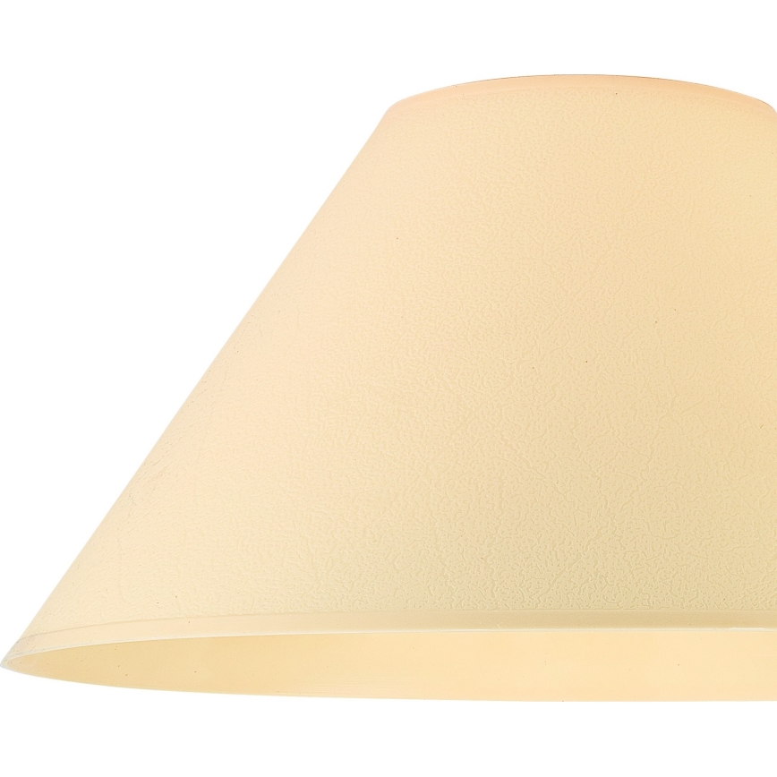 Pantalla de recambio para lámpara de mesa E14 21x11 cm amarillo
