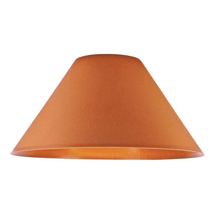 Pantalla de recambio para lámpara de mesa E14 21x11 cm naranja