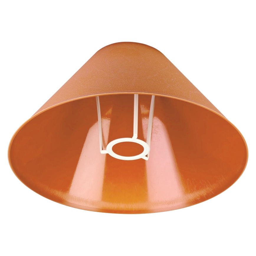 Pantalla de recambio para lámpara de mesa E14 21x11 cm naranja