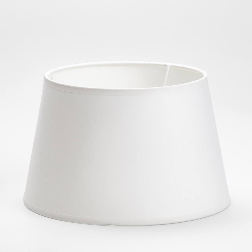 Pantalla de recambio para lámpara de mesa LORENZO E27 blanco