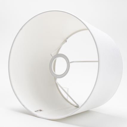 Pantalla de recambio para lámpara de mesa LORENZO E27 blanco