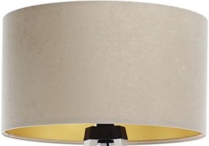 Pantalla universal STANDART E27 diá. 45 cm beige/dorado