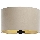 Pantalla universal STANDART E27 diá. 45 cm beige/dorado