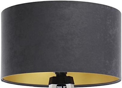 Pantalla universal STANDART E27 diá. 45 cm gris/dorado