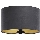 Pantalla universal STANDART E27 diá. 45 cm gris/dorado