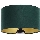 Pantalla universal STANDART E27 diá. 45 cm verde/dorado
