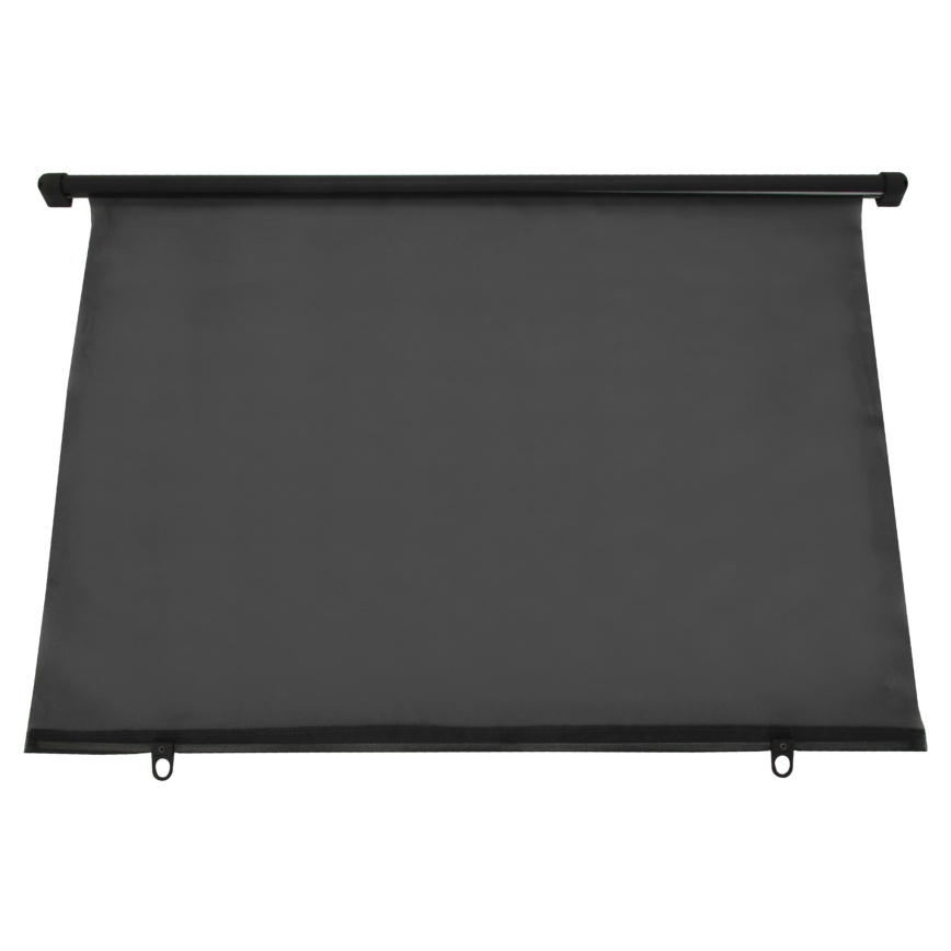 Parasol para ventanilla trasera de coche 90 cm negro