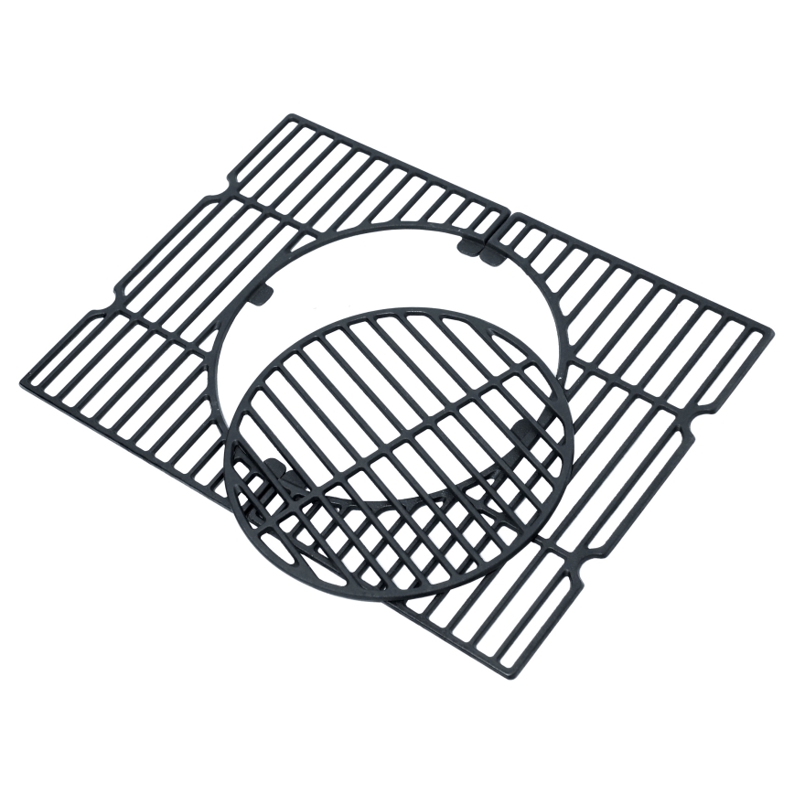 Parrilla de carbón negro