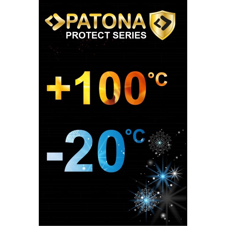PATONA - Acumulador Canon LP-E6NH 2600mAh Li-Ion Protect EOS R5/R6