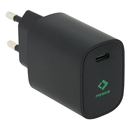 PATONA - Adaptador de corriente USB-C Power delivery 20W/230V negro