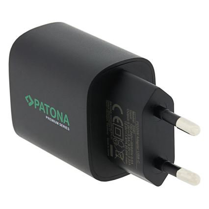 PATONA - Adaptador de corriente USB-C Power delivery 20W/230V negro